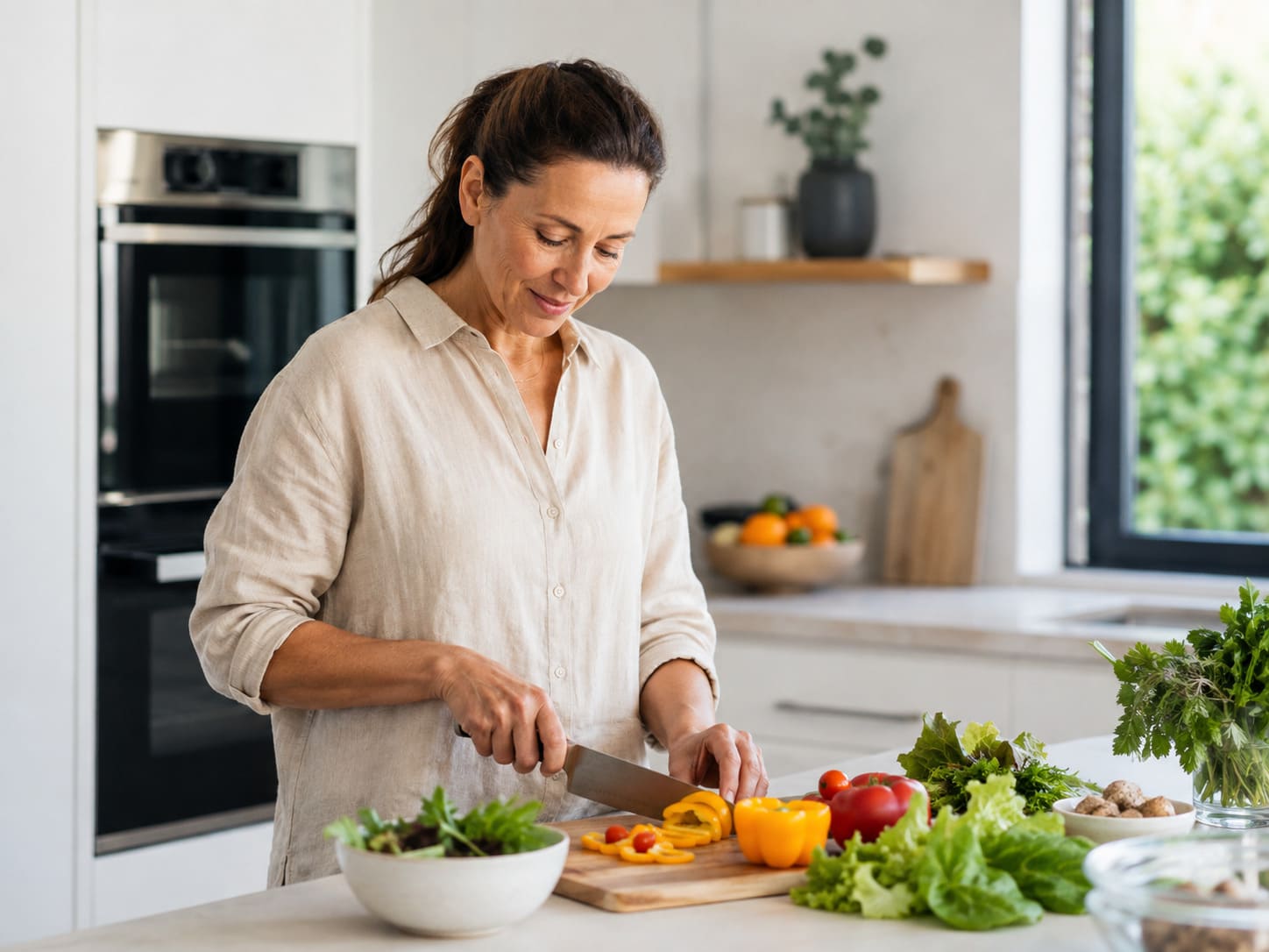Preparing a nutrient-dense meal to support metabolic health